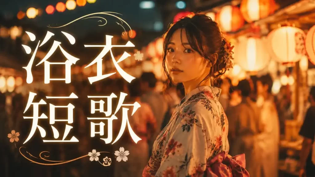 短歌浴衣